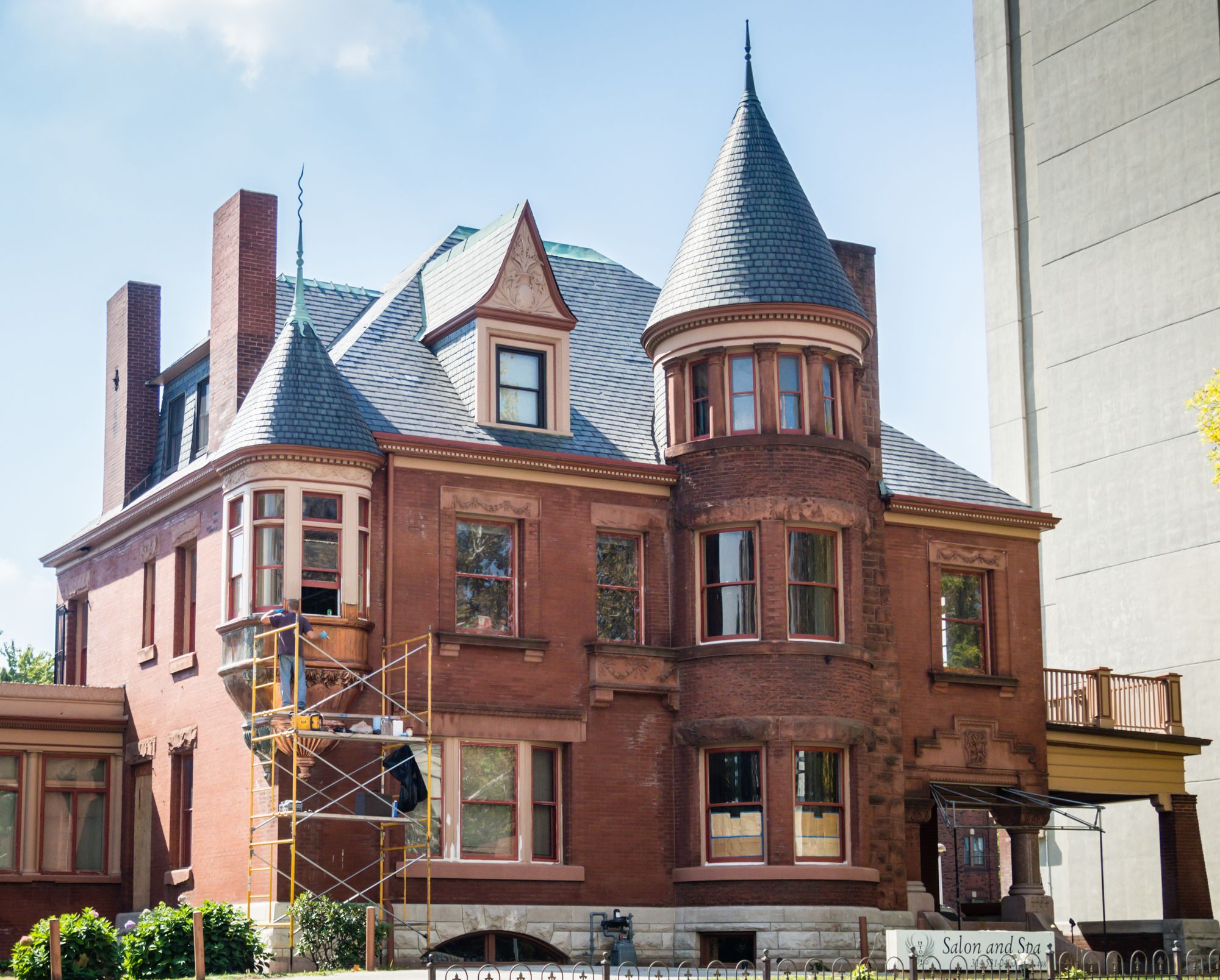 A historic mansion in the Central West End, St. Louis